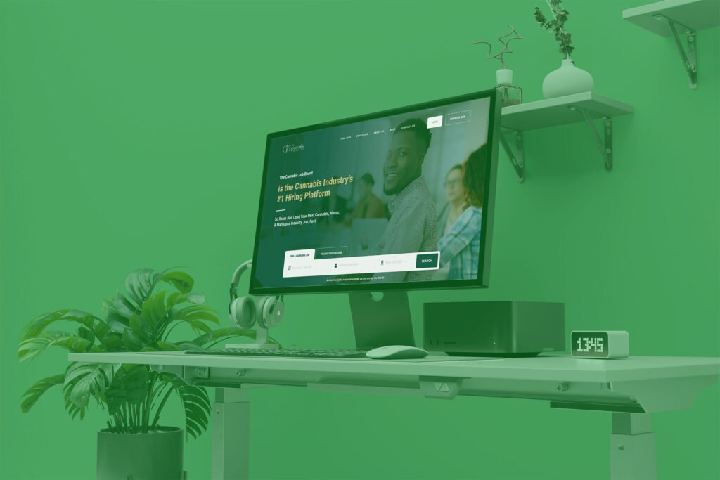 A Luxe Web Redesign for The Cannabis Job Board