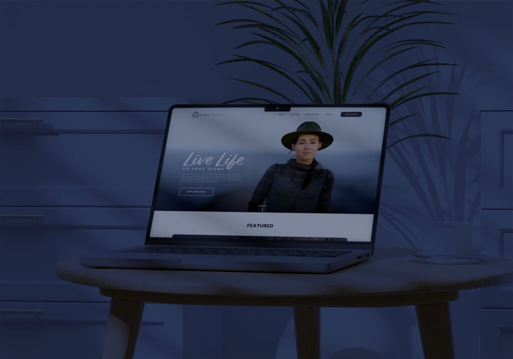 Peadaling through words A Minimalist Web Design for Kara Lilly