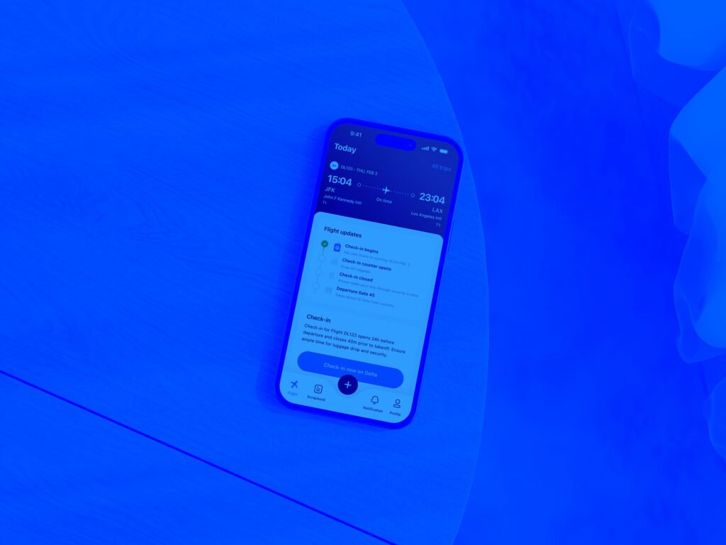 Mobile App Design for Layover