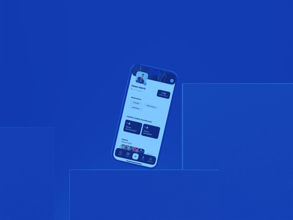 Fitness App for Pumped | Competitive and Confident Showcasing